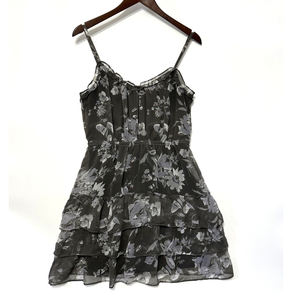 American Eagle Womens Babydoll Fairy Dress Tank Size S Gray‎ Whimsy Etherial